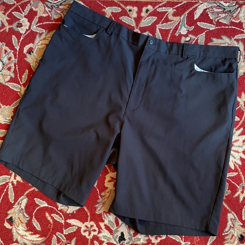PGA TOUR PRO SERIES FINE LINE FLAT FRONT GOLF SHORT BLUE SIZE 48